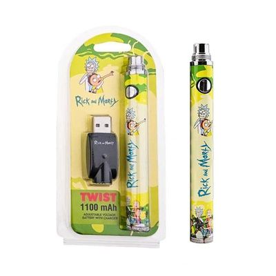 3.3-4.8V E Cigarette Automatic Battery 1100mah CBD Vape Pen Battery